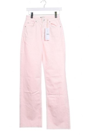 Дамски дънки Gina Tricot, Размер XS, Цвят Розов, Цена 38,50 лв.