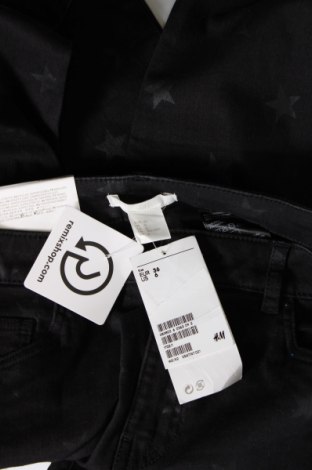 Damskie jeansy H&M, Rozmiar S, Kolor Czarny, Cena 44,14 zł
