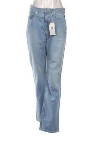 Дамски дънки Mud jeans, Размер M, Цвят Син, Цена 51,15 лв.