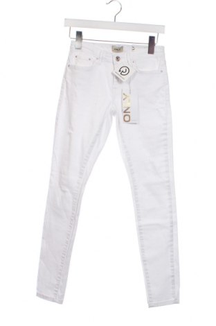 Γυναικείο Τζίν ONLY, Μέγεθος XS, Χρώμα Λευκό, Τιμή 13,89 €