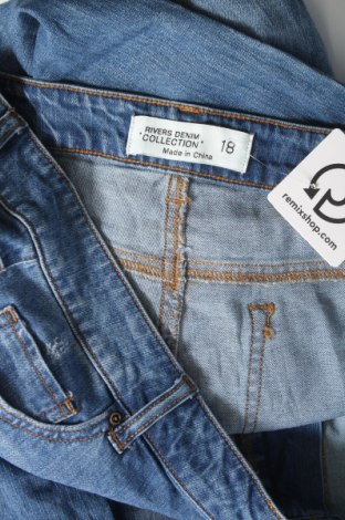 Damen Jeans Rivers, Größe XXL, Farbe Blau, Preis € 12,11