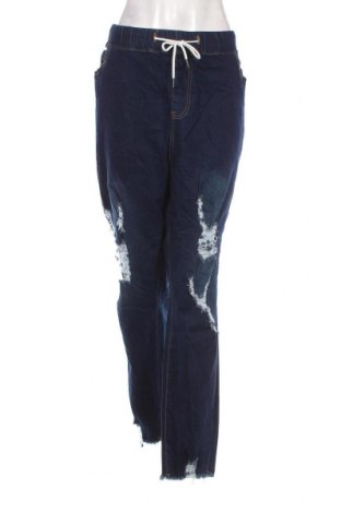 Dámske džínsy  SHEIN, Veľkosť 4XL, Farba Modrá, Cena  16,44 €