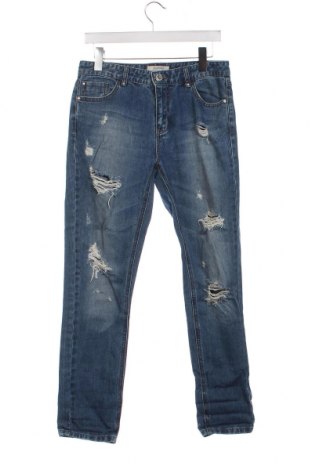 Damskie jeansy Stradivarius, Rozmiar XS, Kolor Niebieski, Cena 14,99 zł