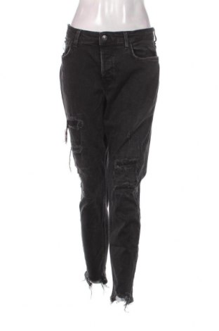 Дамски дънки Zara, Размер XL, Цвят Черен, Цена 13,50 лв.
