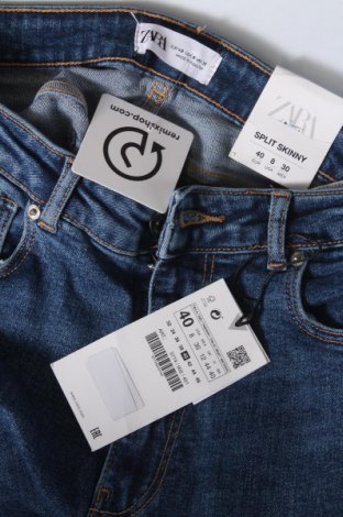 Dámske džínsy  Zara, Veľkosť M, Farba Modrá, Cena  22,40 €