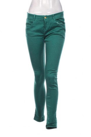 Дамски дънки Zara Trafaluc, Размер M, Цвят Зелен, Цена 14,61 лв.