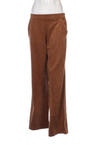 Pantaloni de velvet de femei, Mărime L, Culoare Maro, Preț 27,66 Lei
