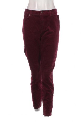 Pantaloni de velvet de femei Banana Republic, Mărime XL, Culoare Roșu, Preț 111,84 Lei