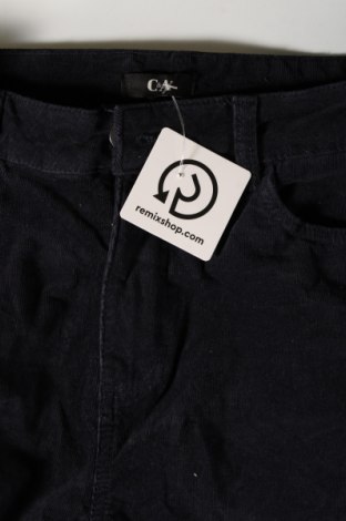 Pantaloni de velvet de femei C&A, Mărime M, Culoare Albastru, Preț 23,85 Lei