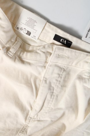 Γυναικείο κοτλέ παντελόνι C&A, Μέγεθος XL, Χρώμα Εκρού, Τιμή 11,38 €
