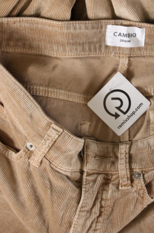 Pantaloni de velvet de femei Cambio, Mărime M, Culoare Bej, Preț 89,47 Lei