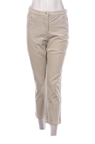 Pantaloni de velvet de femei Canda, Mărime M, Culoare Bej, Preț 35,29 Lei