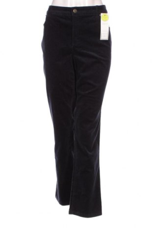 Pantaloni de velvet de femei Charter Club, Mărime XL, Culoare Albastru, Preț 137,66 Lei