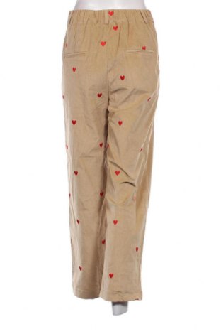 Pantaloni de velvet de femei Cider, Mărime S, Culoare Bej, Preț 30,26 Lei