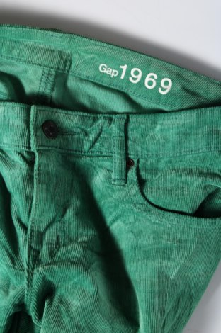 Pantaloni de velvet de femei Gap, Mărime M, Culoare Verde, Preț 111,84 Lei