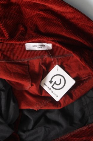 Γυναικείο κοτλέ παντελόνι Gerry Weber, Μέγεθος XL, Χρώμα Κόκκινο, Τιμή 21,03 €