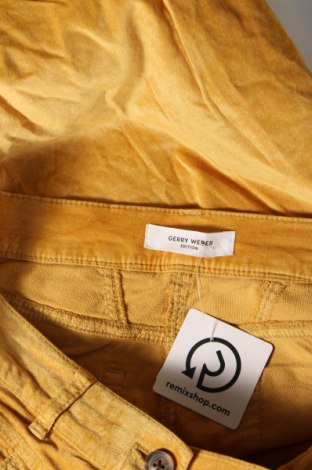 Pantaloni de velvet de femei Gerry Weber, Mărime XL, Culoare Galben, Preț 111,84 Lei