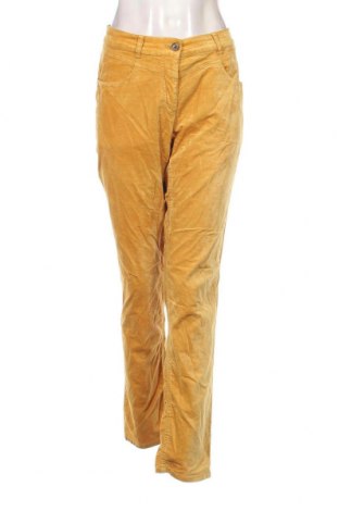 Pantaloni de velvet de femei Gerry Weber, Mărime XL, Culoare Galben, Preț 111,84 Lei
