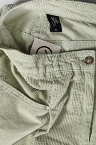Pantaloni de velvet de femei Gina, Mărime M, Culoare Verde, Preț 34,34 Lei