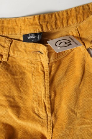 Дамски джинси Gina Benotti, Размер L, Цвят Жълт, Цена 8,70 лв.