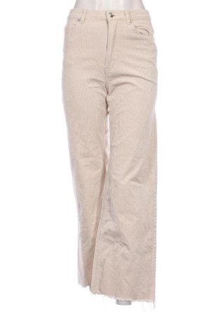 Γυναικείο κοτλέ παντελόνι H&M Divided, Μέγεθος S, Χρώμα Λευκό, Τιμή 9,15 €