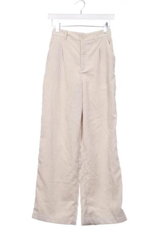 Pantaloni de velvet de femei H&M Divided, Mărime XS, Culoare Bej, Preț 30,26 Lei