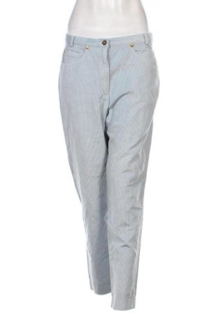 Γυναικείο κοτλέ παντελόνι Hauber, Μέγεθος L, Χρώμα Μπλέ, Τιμή 25,36 €