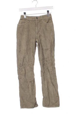 Pantaloni de velvet de femei Hollister, Mărime XXS, Culoare Verde, Preț 33,72 Lei