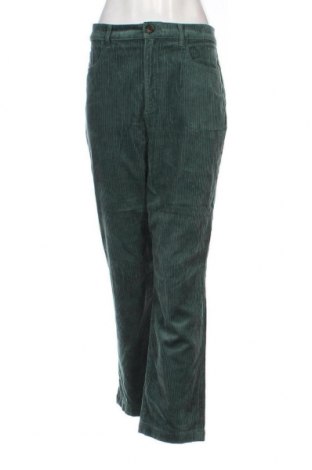 Γυναικείο κοτλέ παντελόνι Loft, Μέγεθος L, Χρώμα Πράσινο, Τιμή 18,93 €