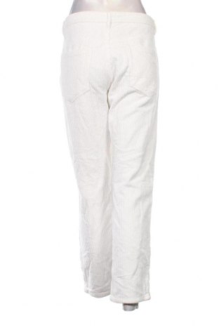 Pantaloni de velvet de femei Mango, Mărime L, Culoare Alb, Preț 39,14 Lei