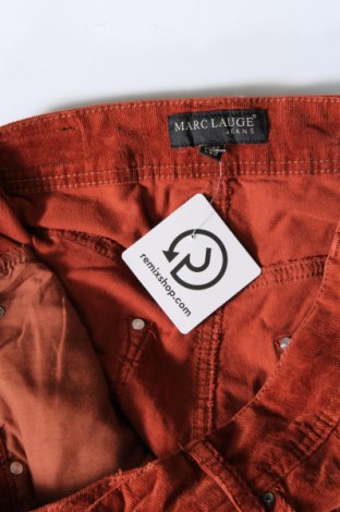 Pantaloni de velvet de femei Marc Lauge, Mărime L, Culoare Portocaliu, Preț 40,46 Lei