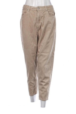 Pantaloni de velvet de femei Marks & Spencer, Mărime L, Culoare Bej, Preț 26,65 Lei