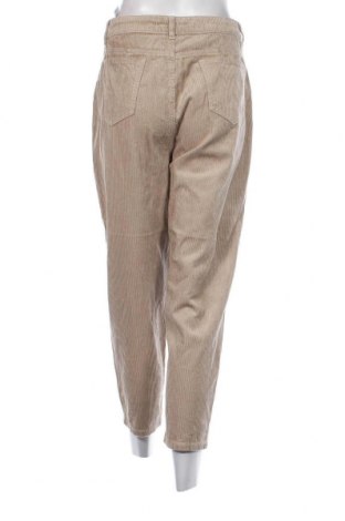 Pantaloni de velvet de femei Marks & Spencer, Mărime L, Culoare Bej, Preț 24,87 Lei