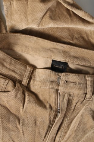 Γυναικείο κοτλέ παντελόνι Massimo Dutti, Μέγεθος S, Χρώμα  Μπέζ, Τιμή 18,93 €