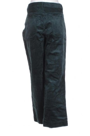 Pantaloni de velvet de femei Monki, Mărime XL, Culoare Verde, Preț 73,68 Lei