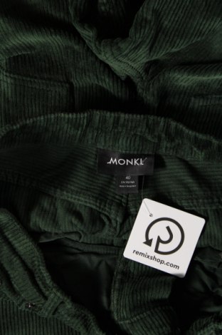 Pantaloni de velvet de femei Monki, Mărime M, Culoare Verde, Preț 82,24 Lei