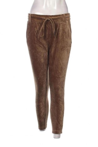 Pantaloni de velvet de femei ONLY, Mărime S, Culoare Bej, Preț 27,53 Lei
