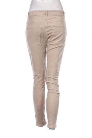 Pantaloni de velvet de femei Pull&Bear, Mărime M, Culoare Bej, Preț 27,66 Lei