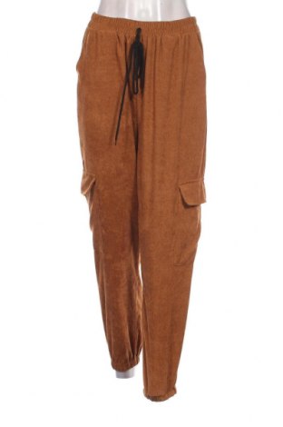 Pantaloni de velvet de femei SHEIN, Mărime S, Culoare Maro, Preț 28,62 Lei