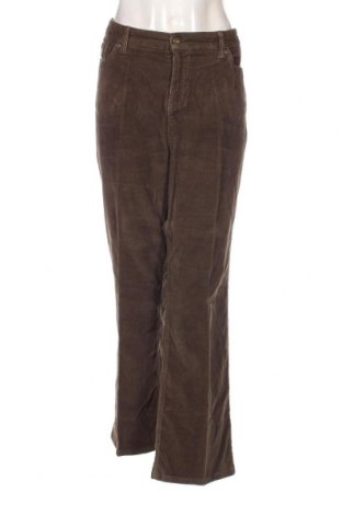 Pantaloni de velvet de femei Sonoma, Mărime L, Culoare Verde, Preț 33,39 Lei
