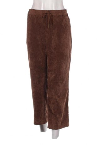 Pantaloni de velvet de femei SuZa, Mărime XL, Culoare Maro, Preț 134,87 Lei