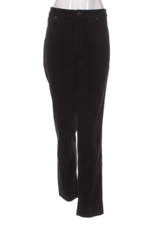 Pantaloni de velvet de femei Talbots, Mărime L, Culoare Negru, Preț 23,85 Lei