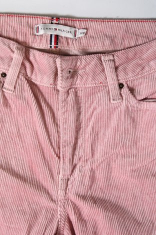 Pantaloni de velvet de femei Tommy Hilfiger, Mărime M, Culoare Roz, Preț 292,76 Lei