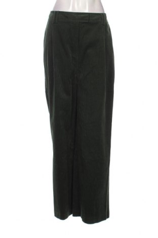 Pantaloni de velvet de femei Topshop, Mărime L, Culoare Verde, Preț 137,66 Lei