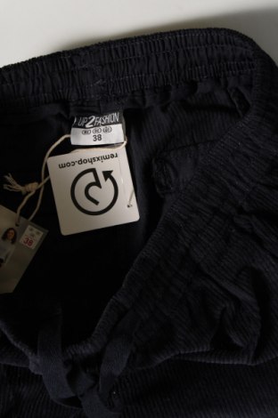 Γυναικείο κοτλέ παντελόνι Up 2 Fashion, Μέγεθος M, Χρώμα Μπλέ, Τιμή 5,69 €