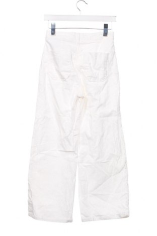 Γυναικείο κοτλέ παντελόνι Zara, Μέγεθος XS, Χρώμα Λευκό, Τιμή 16,70 €