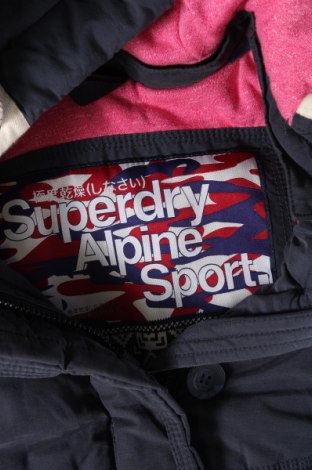 Γυναικείο γιλέκο Superdry, Μέγεθος M, Χρώμα Μπλέ, Τιμή 18,78 €