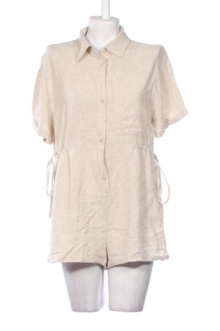 Damen Overall Pull&Bear, Größe L, Farbe Ecru, Preis € 9,50