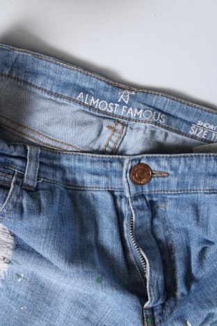 Дамски къс панталон Almost Famous, Размер L, Цвят Син, Цена 23,99 лв.