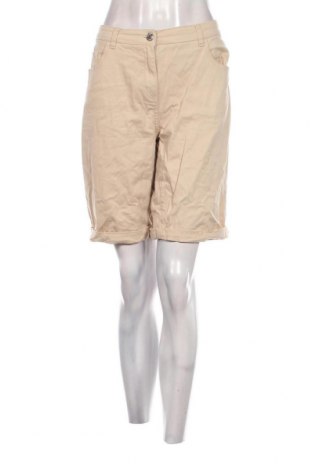 Γυναικείο κοντό παντελόνι Amisu, Μέγεθος XL, Χρώμα  Μπέζ, Τιμή 7,05 €